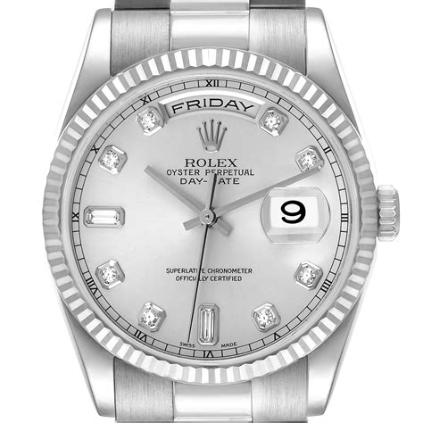 solid gold presidential rolex|rolex presidential white gold price.